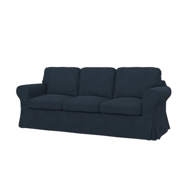 EKTORP Pokrycie sofy 3-os, Velvet Navy