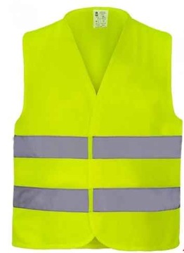 Kamizelka odblaskowa żółta/seledynowa - rozmiar XL