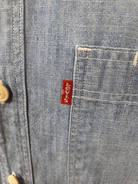 LEVI'S STANDARD FIT KOSZULA MĘSKA JEANS L