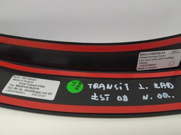 12R- TRANSIT CUSTOM V362 LIŠTA VRSTVA NÁRAZNÍKU ZADNÍ LEVÝ NOVÁ ORIGINÁLNÍ