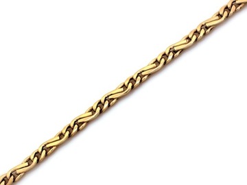 Złota bransoletka 585 męska splot oryginalny idealna na prezent modna 14K