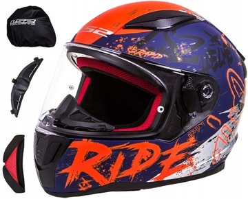 KASK MOTOCYKLOWY LS2 FF353 RAPID NAUGHTY S