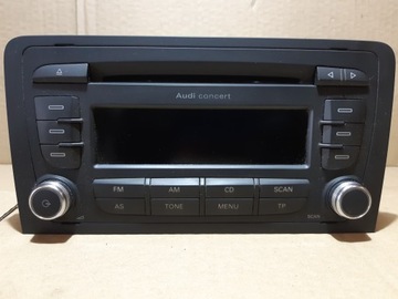 AUDI A3 8P LIFT RADIO CD 2DIN 8P0035186AB