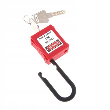 6 . Сверхмощный навесной замок с блокировкой Tagout Lock