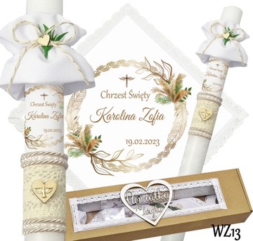 БЕЛАЯ ОДЕЖДА И КРЕЩЕСТВЕННАЯ СВЕЧА КРЕЩЕННОЕ ИМЯ