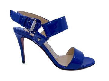 Szpilki sandały Sova 85 Electric Blue LOUBOUTIN