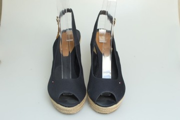 TOMMY HILFIGER SANDAŁY ESPADRYLE DAMSKIE R.40