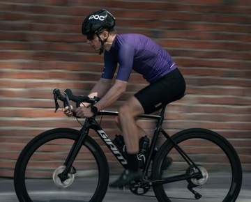 Мужская велосипедная майка фиолетовая VELCREDO L