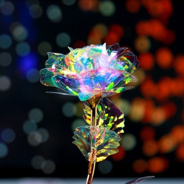 Идея подарка на конец года Вечная золотая роза учителю