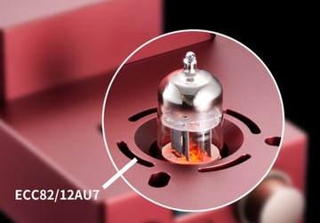 xDuoo TA-10R — Ламповый усилитель — ЦАП/Усилитель — AK4493 — 2000 мВт — красный