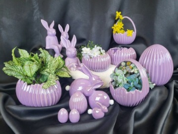 ЛАВАНДА КЕРАМИЧЕСКИЙ ГОРШОК/КРЫШКА