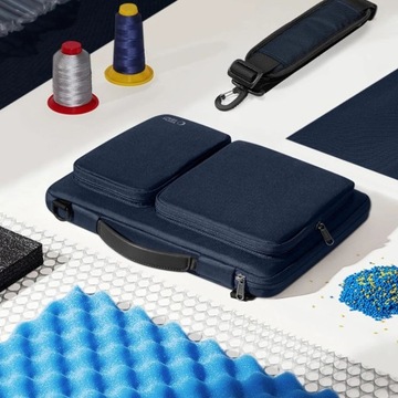 СУМКА ДЛЯ НОУТБУКА TECH-PROTECT DEFENDER 15-16 ТЕМНО-СИНЯЯ