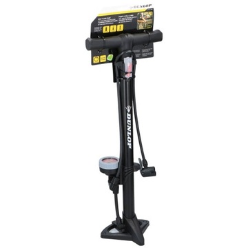 DUNLOP POMPKA PODŁOGOWA Z MANOMETREM 11 BAR