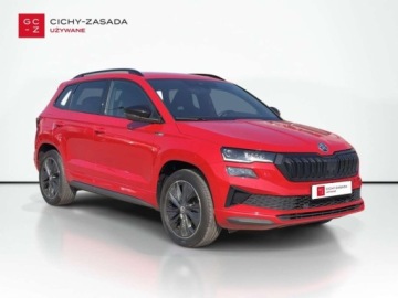 Skoda Karoq Crossover Facelifting 2.0 TDI SCR 150KM 2022 Skoda Karoq LED Matrix ACC Grzane fotele i szyba przednia Kamera AC 3-stre, zdjęcie 6