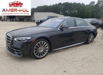Mercedes Klasa S W223/V223 2021 Mercedes-Benz Klasa S 580 4Matic 2021 4.0l 4.0 Benzyna 496KM