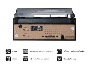 Проигрыватель проигрывателей Soundmaster MCD1820 CD/MP3 FM DAB+ USB