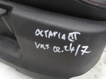 KOMPLET SEDADLO SEDADLA KŮŽE SKODA OCTAVIA III VRS