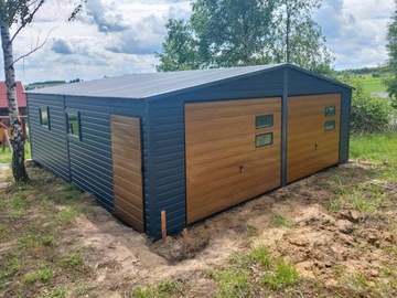 Garaż blaszany 8x6m wiata zadaszenie garaże 8x6