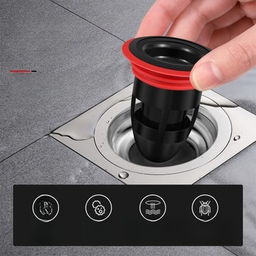 USZCZELKA FILTRA ODPŁYWU PODŁOGOWEGO 4 SZT.