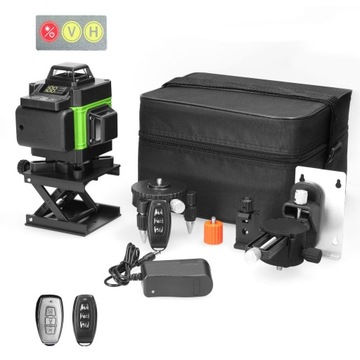 POZIOM LASEROWY z 16 LINIAMI PIONOWA LINIA 360 4D