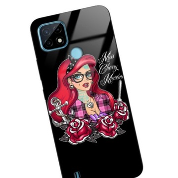 Etui GLASS do REALME C21 Princess Hard Wzory