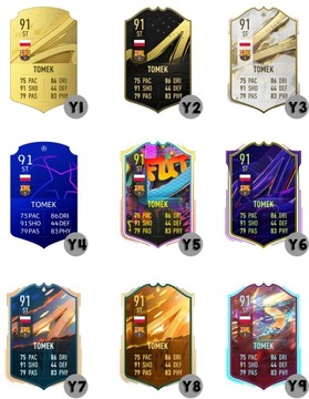 FIFA 23 Personalizowana karta FUT RAMKA A3