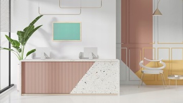 Пробковая доска, мятная пробка, 90х60, деревянная рама