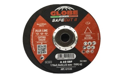 Tarcza do cięcia GLOBE SafeCut 178x2 STAL