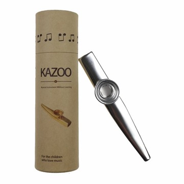 Kazoo Metalowe K-1S Silver + ETUI