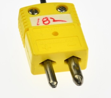 Термопара K в стальной оболочке со штекером 4,8 мм.
