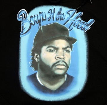 Bluza męska z kapturem Chłopaki z sąsiedztwa Boyz n the Hood Film M Kieszeń