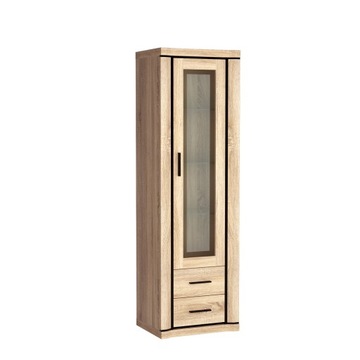 DALLAS D16 WITRYNA SŁUPEK Dąb sonoma 58 cm *Led