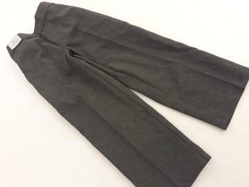 MATALAN eleganckie SPODNIE W KANT klasyczne SZARE NOWE _ 104cm
