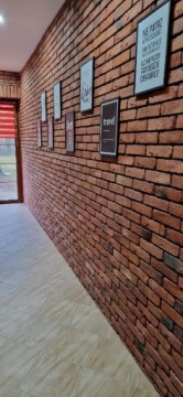 ОБРАЗЕЦ 6 шт. СТАРЫЙ КИРПИЧ С КРАСНОЙ ЗАТИРОВКОЙ LOFT