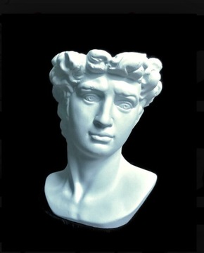 Doniczka Dawid.H-28cm.Biały
