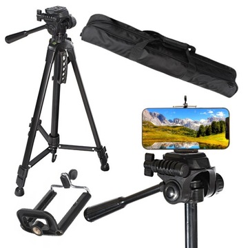 DUŻY STATYW TRIPOD ST540 SELFIE +UCHWYT NA TELEFON