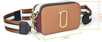 Didida torby Crossbody, kobiety Snapshot Mini torebka skórzana torba