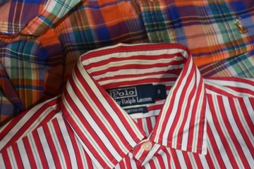 Polo Ralph Lauren koszula męska 39 S paski custom fit