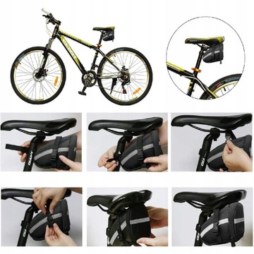 СУМКА ДЛЯ ВЕЛОСИПЕДА ПОД СИДЕНЬЕМ СУМКА ДЛЯ ВЕЛОСИПЕДА Водонепроницаемый ЧЕХОЛ 1,7 Л ЗАДНИЙ