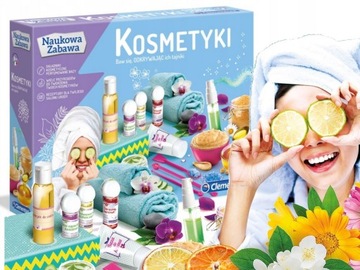 CLEMENTONI NAUKOWA ZABAWA KOSMETYKI stwórz własne kosmetyki