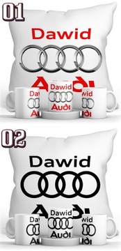 КОМПЛЕКТ КРУЖКА + ПОДУШКИ AUDI