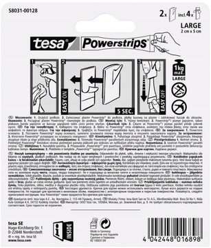 Самоклеящийся крючок для подвешивания картин, 2 шт.