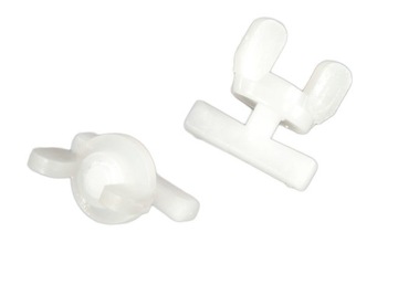 Blokada wypadania żabek biała