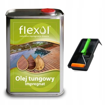 Olej tungowy do drewna 100% naturalny 1L+ GRATIS