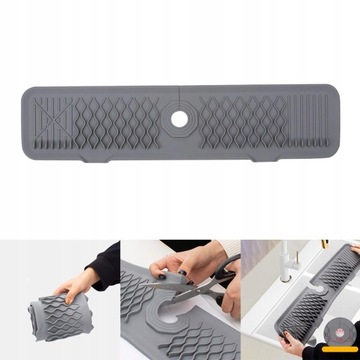 2 шт. силиконовый складной коврик для смесителя для раковины 24