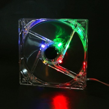 КОМПЬЮТЕРНЫЙ ВЕНТИЛЯТОР 120 ММ ИГРОВОЙ RGB LED USB