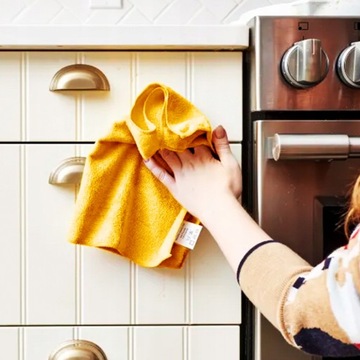 10x КОМБОК МЯГКОЙ МИКРОФИБРЫ 30х40 220г ДЛЯ ОКОН ПЛЮС КАЧЕСТВО