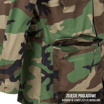 Bluza wojskowa taktyczna mundurowa na guziki Helikon BDU Olive Green L