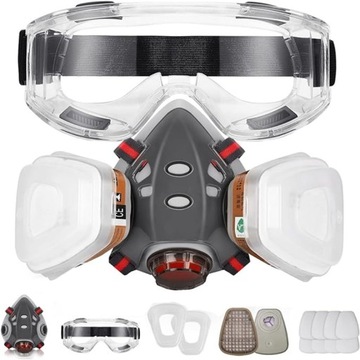 ПОЛУМАСКА, ПРОТИВ ГАЗОВАЯ, ЗАЩИТА КРАСКИ, С ФИЛЬТРОМ