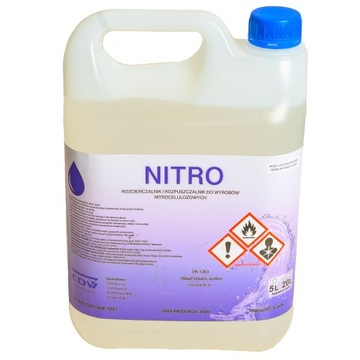 NITRO 5L SOLVENT RC-01 ЧИСТЯЩИЙ РАЗБАВИТЕЛЬ ДЛЯ ЛАКОВЫХ КРАСОК CDW
